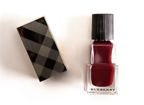 burberry oxblood nagellack rezession|Burberry Oxblood No. 303 Iconic Colour Nail Polish Review.